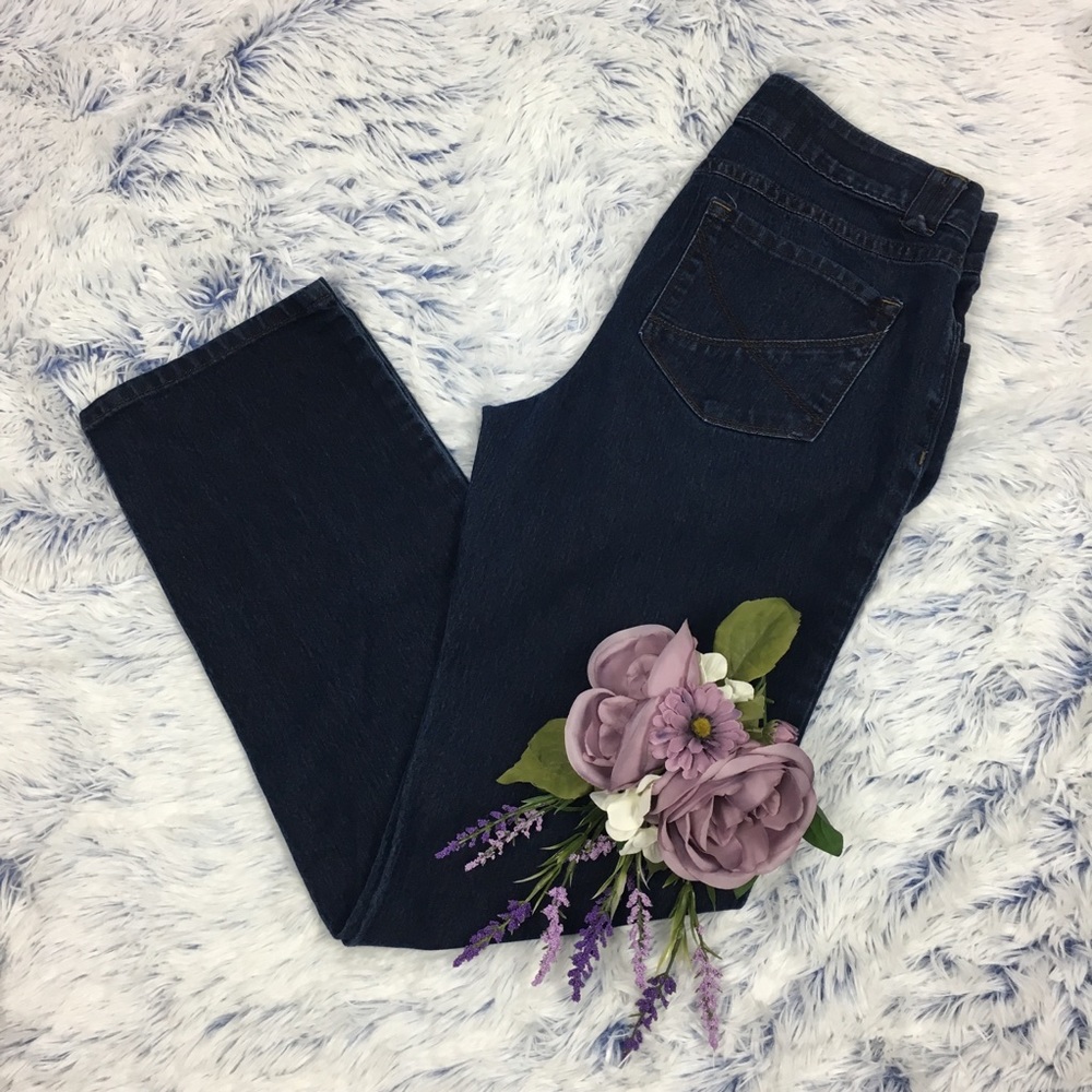 Cato Premium Dark Wash Straight Leg Jeans 10x31.5